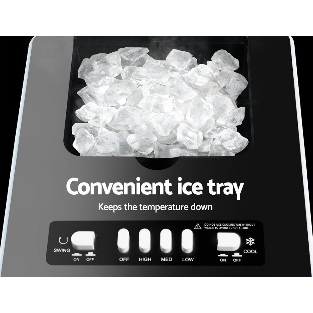 Devanti 6L Evaporative Air Cooler Humidifier Black/White