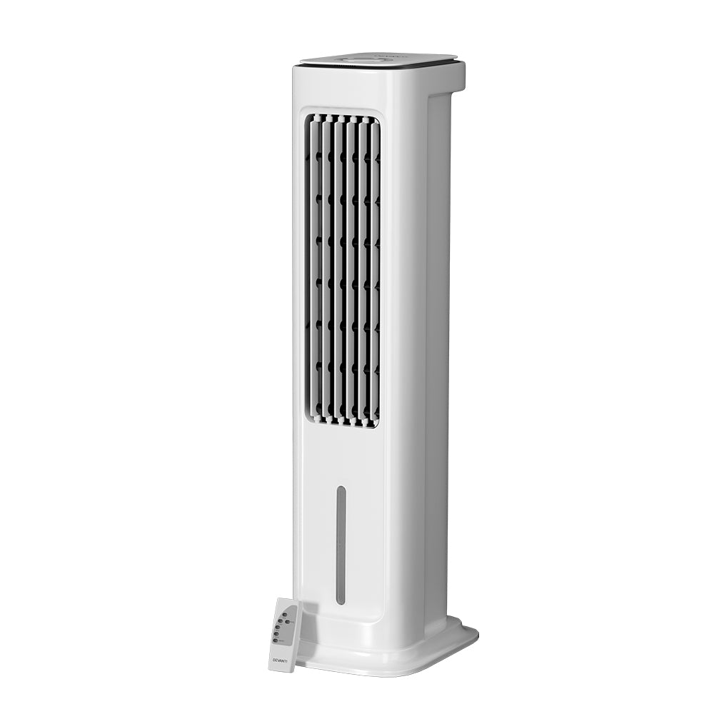 Devanti 6L Portable Evaporative Air Cooler Fan Humidifier White