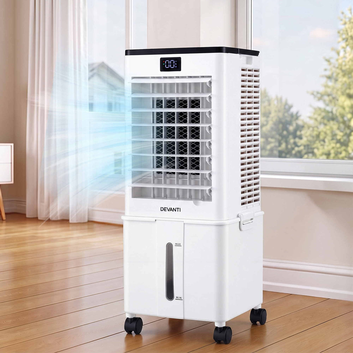 Devanti Evaporative Air Cooler 8L 3 Speed with Remote Control