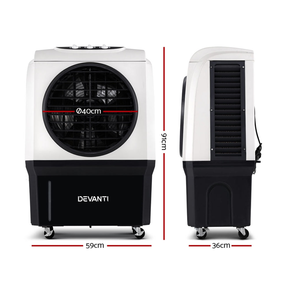 Devanti 45L Evaporative Air Cooler Conditioner 3-in-1