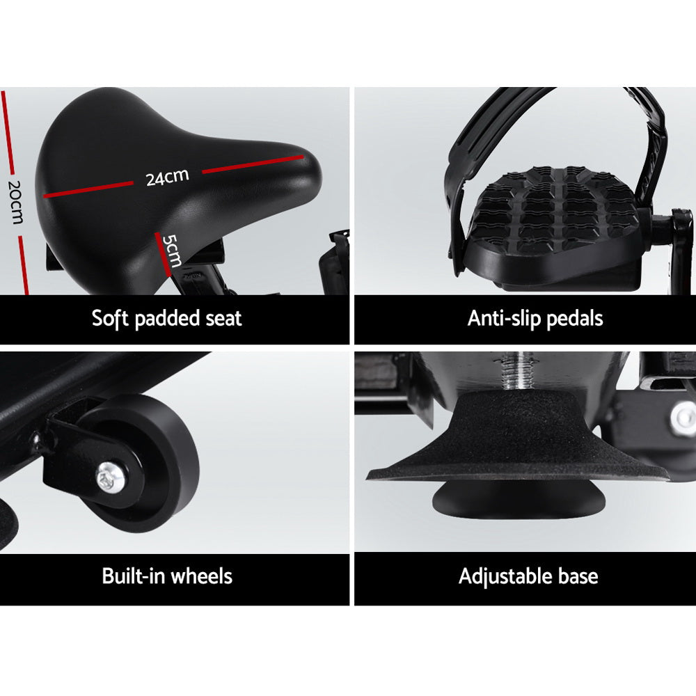 Everfit Spin Bike 10KG Flywheel Adjustable Black/Silver