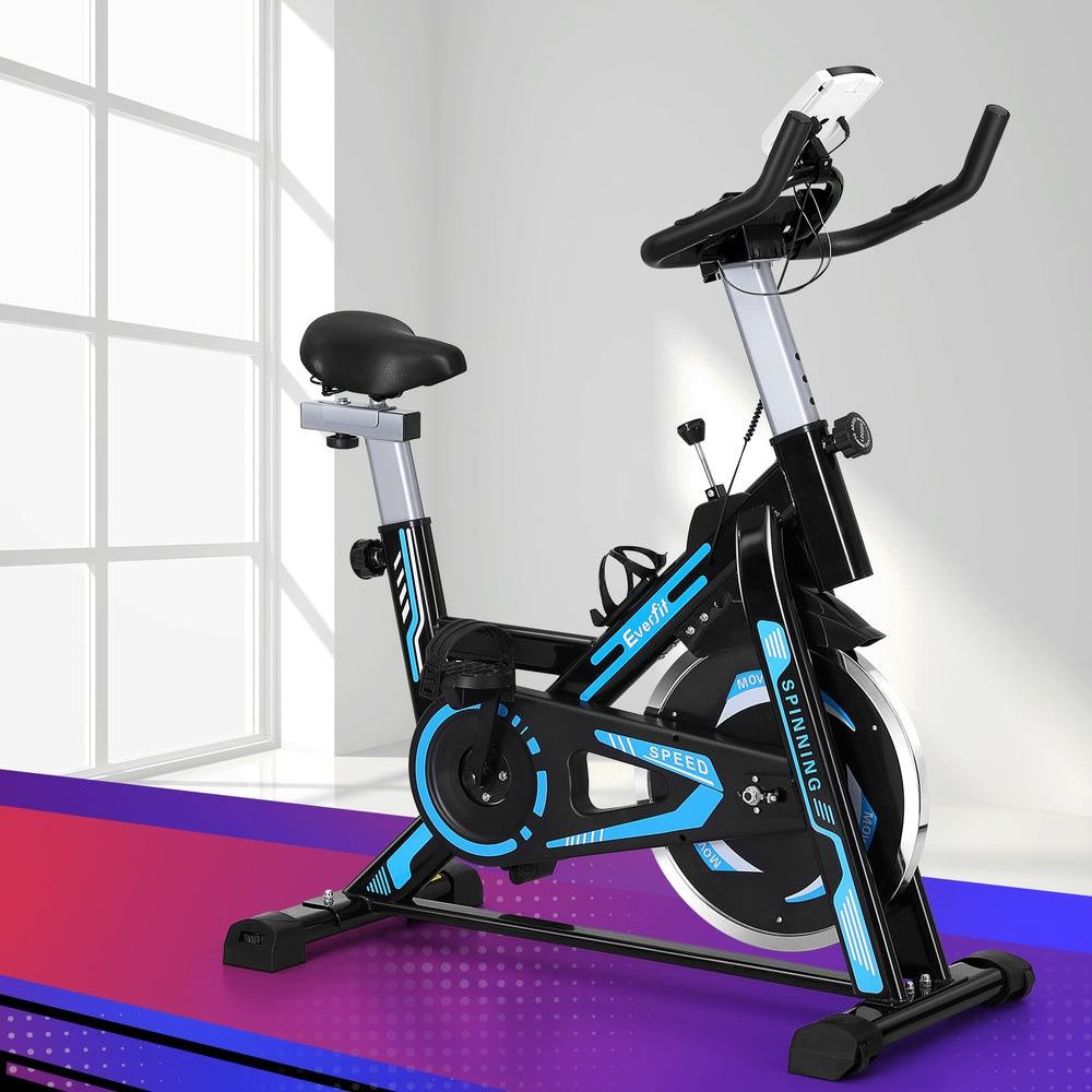 Everfit Spin Bike with 13kg Flywheel, 150kg Capacity