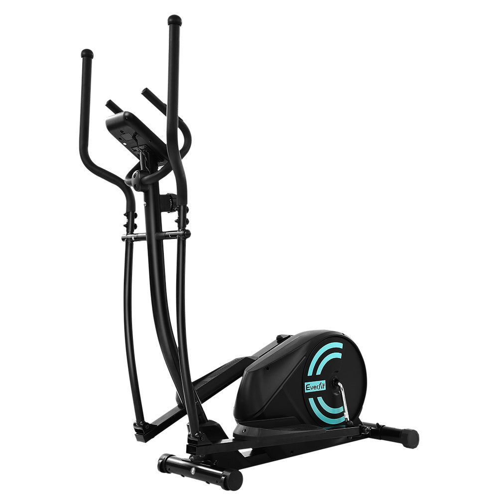 Everfit 100kg Elliptical Cross Trainer Exercise Bike Black