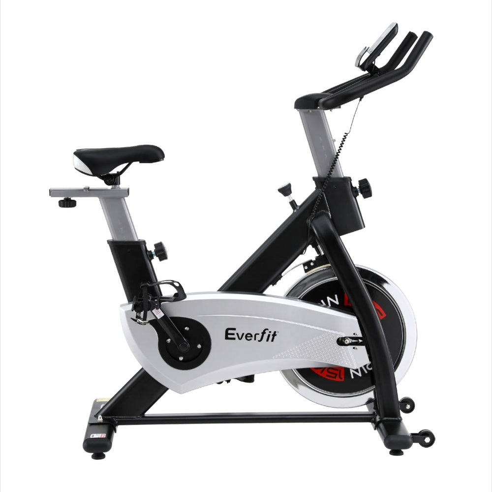 Everfit 15kg Flywheel Spin Bike Home Gym Fitness 120kg Capacity
