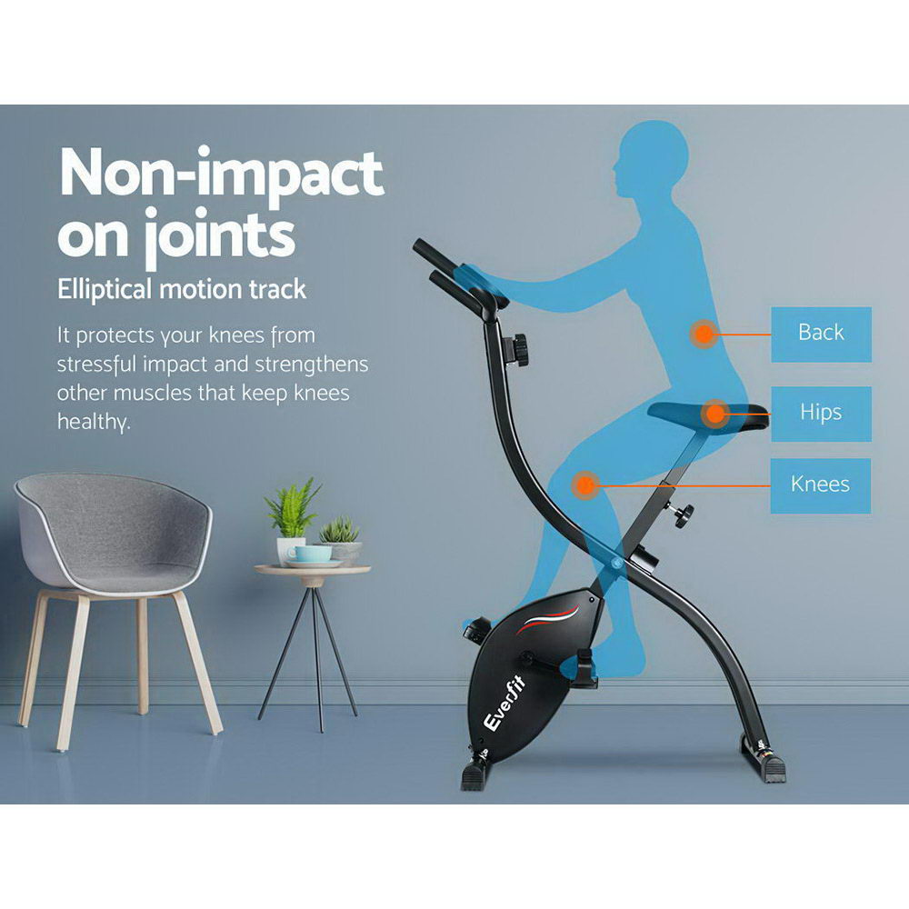 Everfit Folding Magnetic Exercise Bike X-Bike Indoor Cycling Cardio