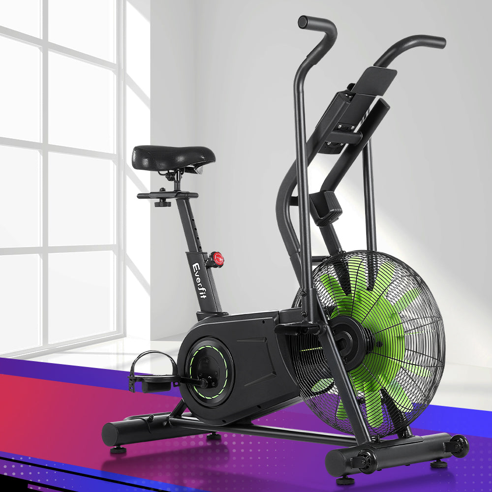 Everfit Dual Action Air Exercise Bike Home Gym Cardio