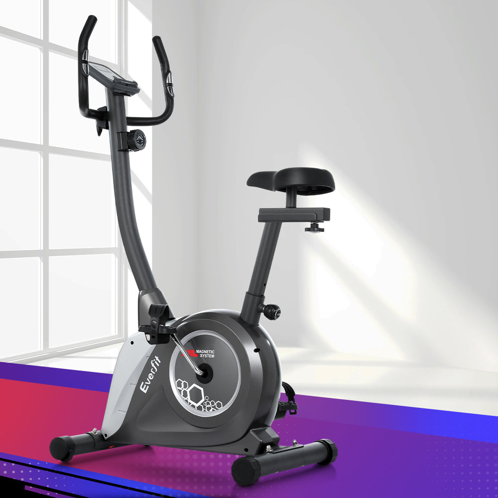 Everfit Upright Exercise Bike Magnetic Resistance Home Gym Fitness