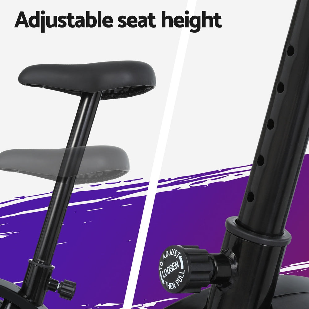 Everfit Upright Exercise Bike 8-Level Magnetic Resistance Home Gym