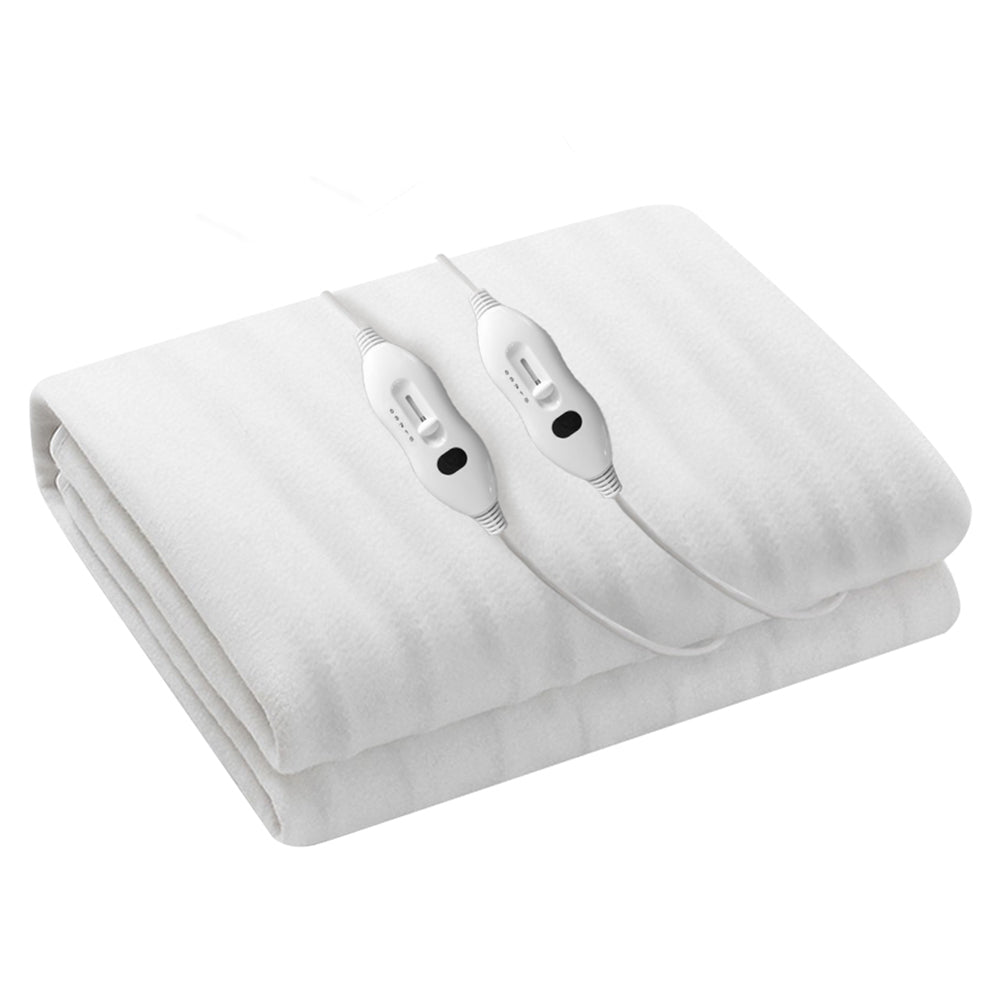 Giselle Queen Electric Blanket Polyester White