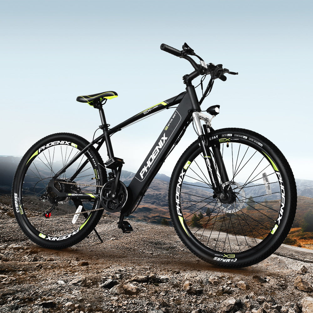 Phoenix 27.5" Electric Mountain Bike Built-in Battery Shimano Gears