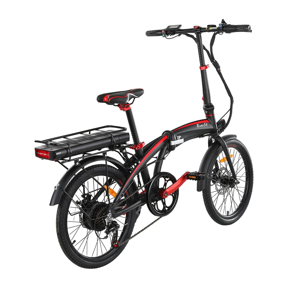 Everfit 20" Folding Electric Bike Urban eBike 250W Rechargeable Battery