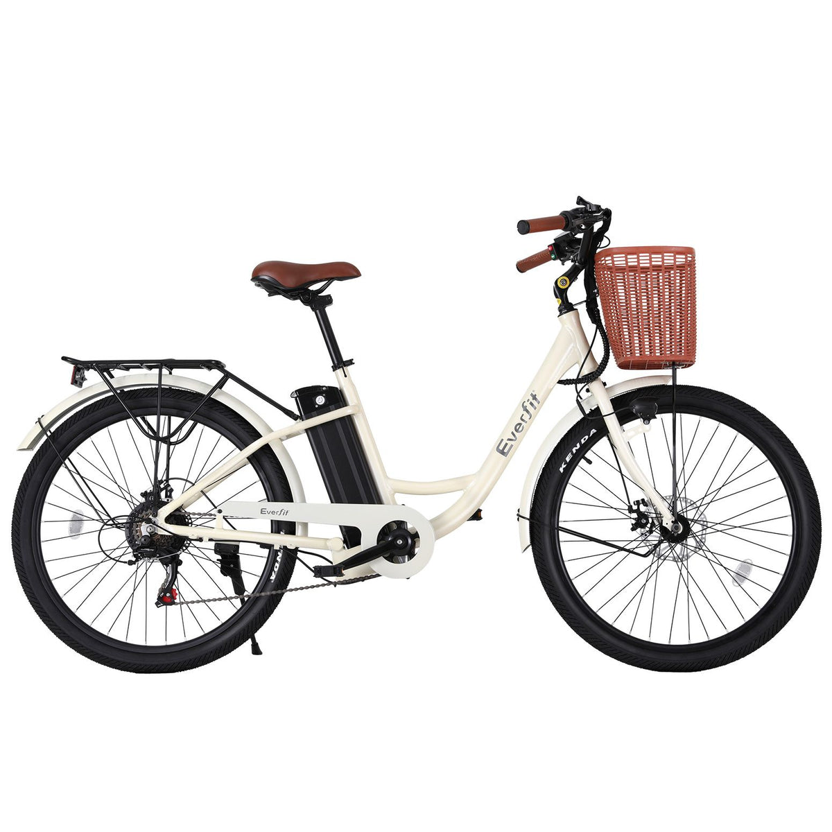 Everfit 26" Electric Bike City eBike Commuter White