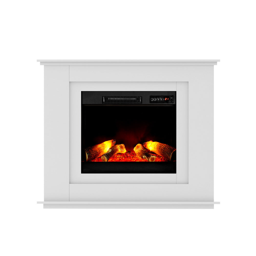 Devanti 2000W Electric Fireplace Heater White
