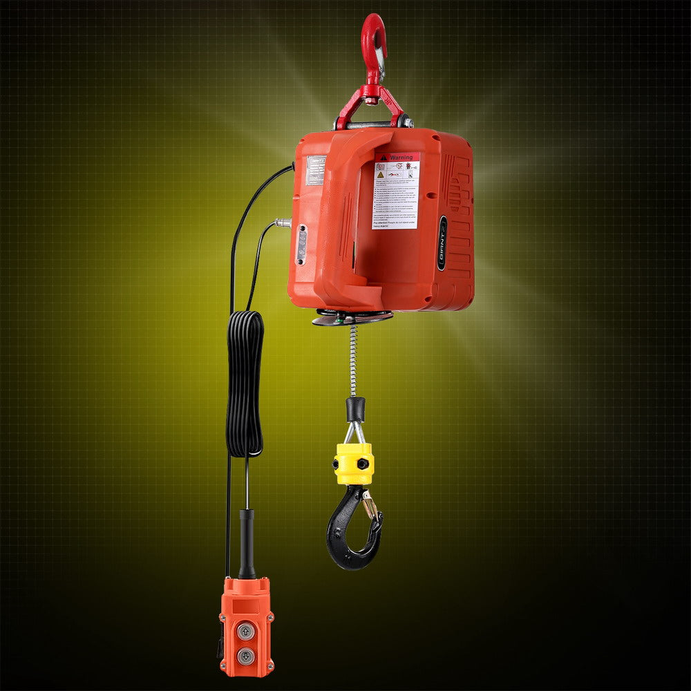 Giantz 500KG Electric Hoist Wired/Wireless Remote Control
