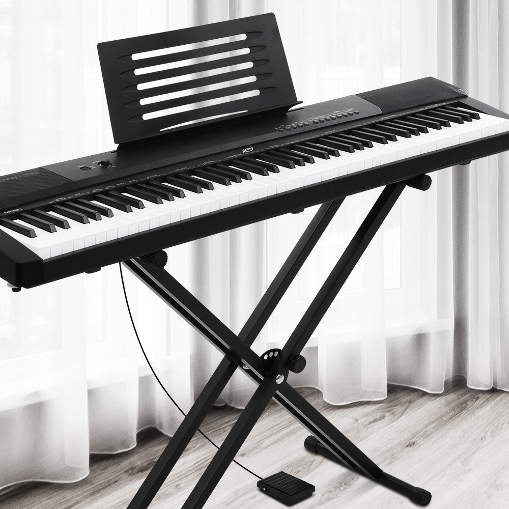EK-881 88-Key Electronic Piano Keyboard with Stand and Sustain Pedal