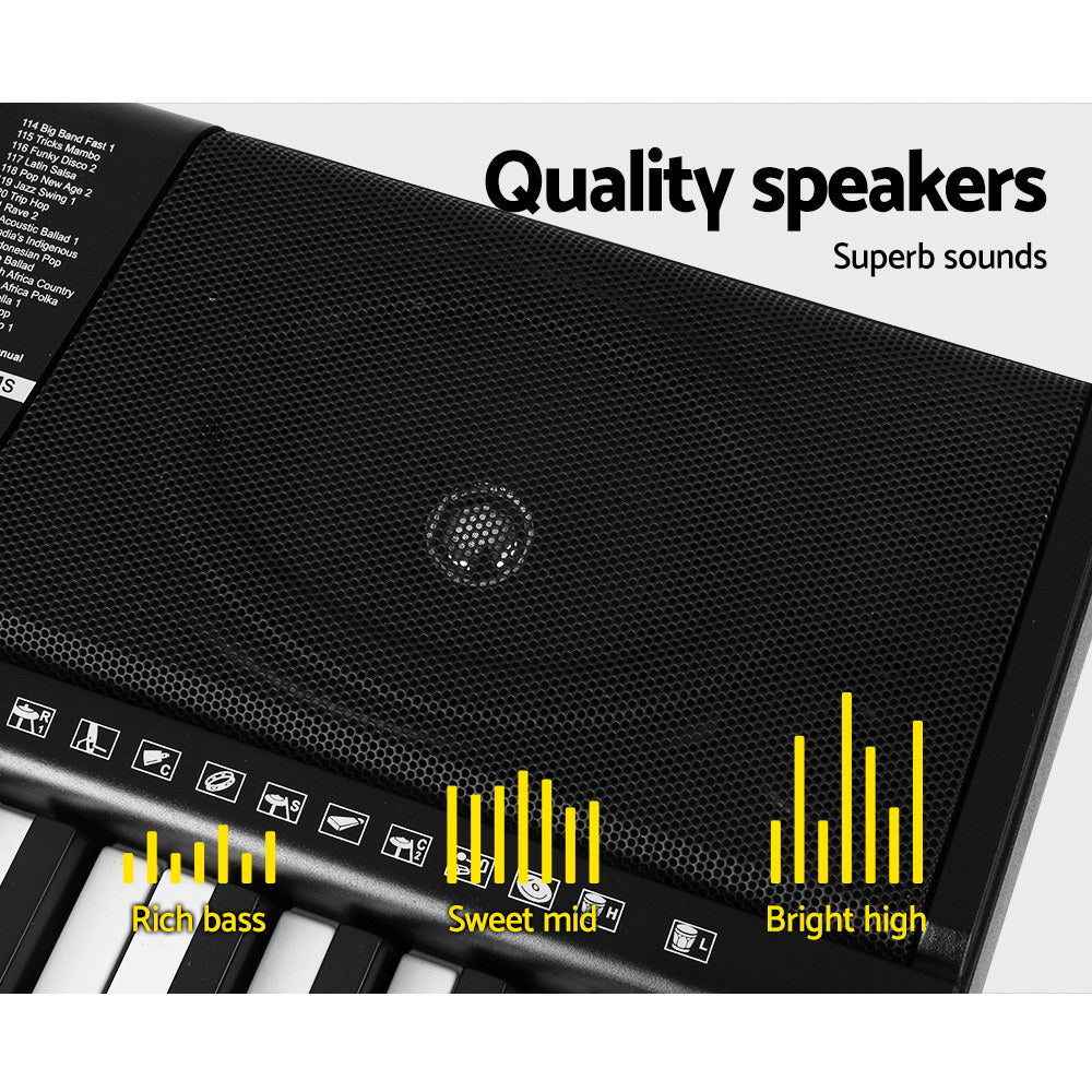 Alpha 61-Key Electronic Piano Keyboard Digital Electric w/ Stand & Speaker