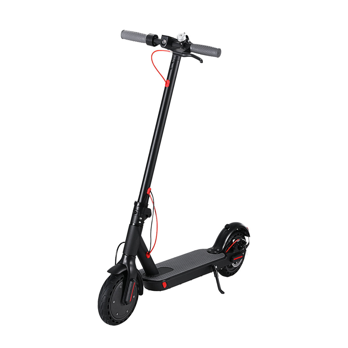 Folding Electric Scooter for Adults 500W 25km/h Black