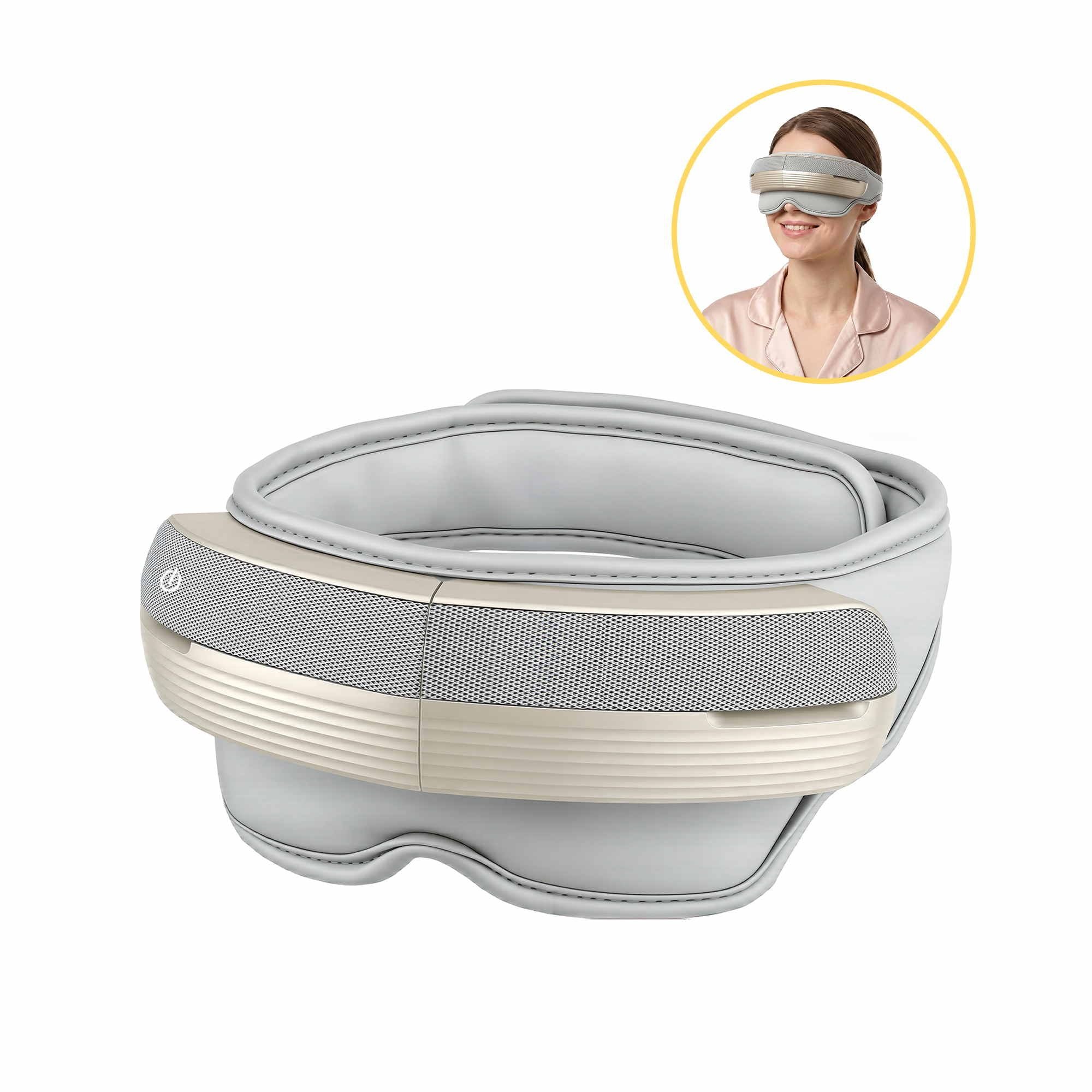 Livemor Heated Head and Eye Massager with Air Compression and Bluetooth