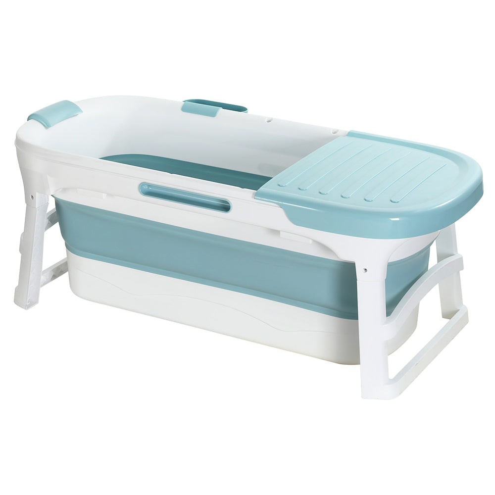 Weisshorn Portable Foldable Bathtub Spa Blue 136x62cm