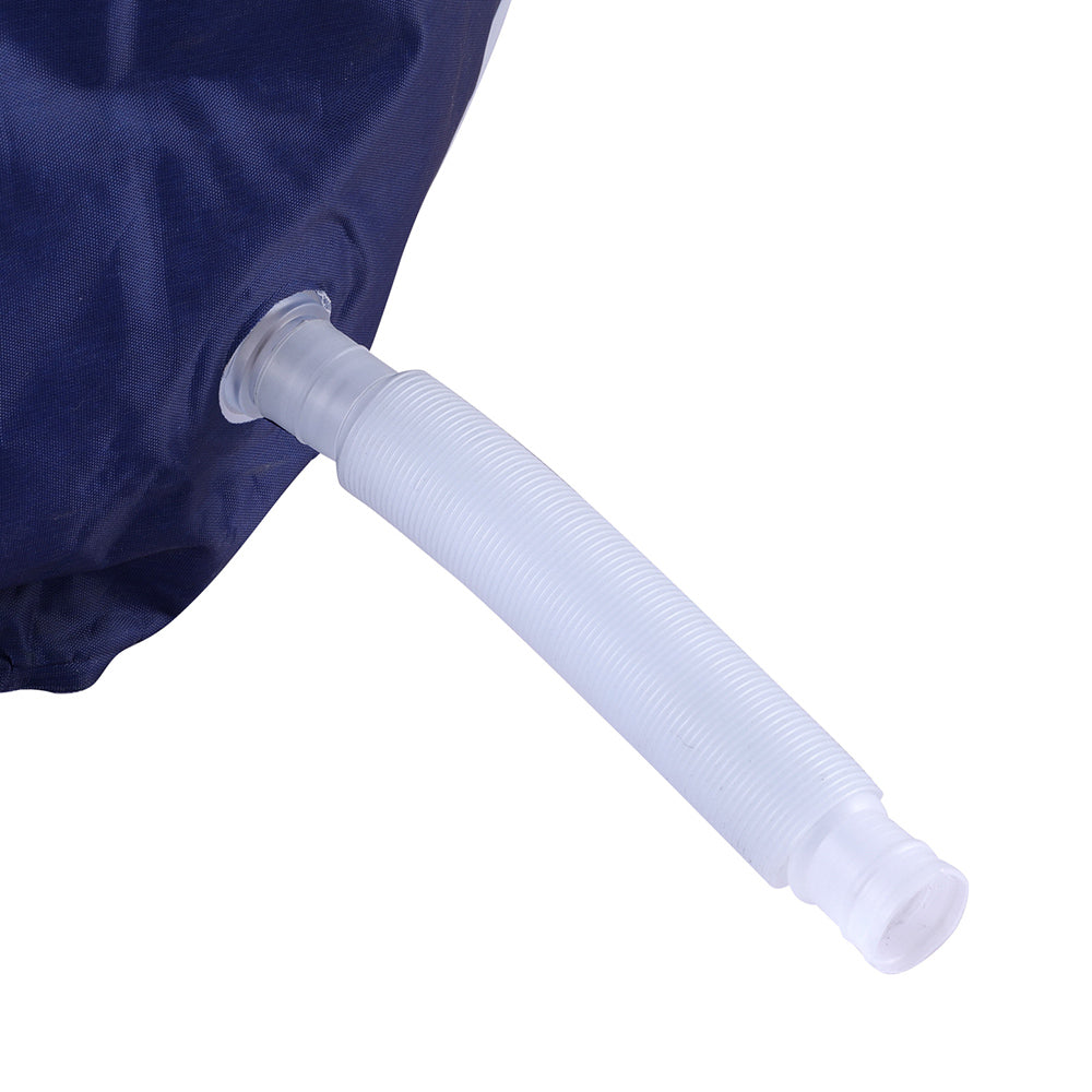 Weisshorn Foldable Bathtub 134x65cm PVC Spa Bucket Navy Blue