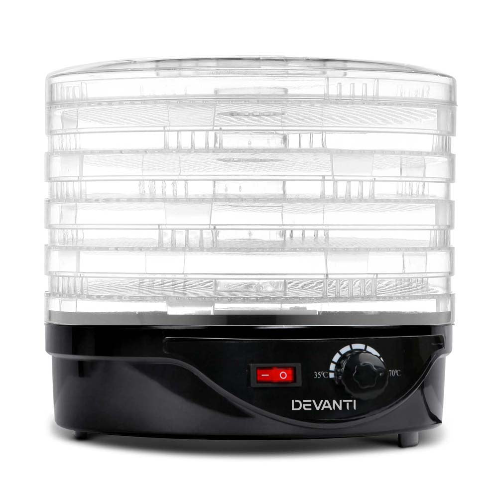 Devanti 5-Tray Food Dehydrator Black