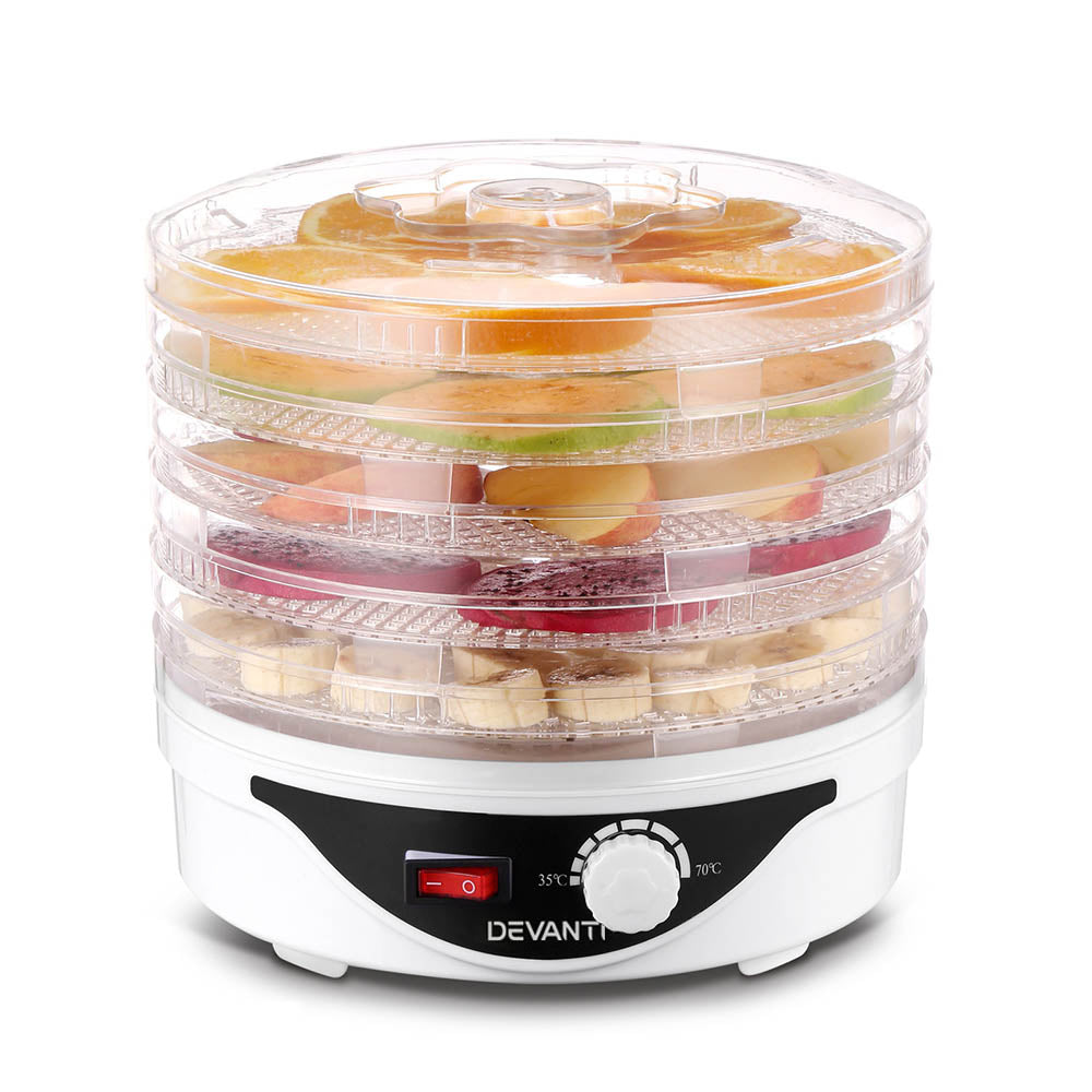 Devanti 5-Tray Food Dehydrator White