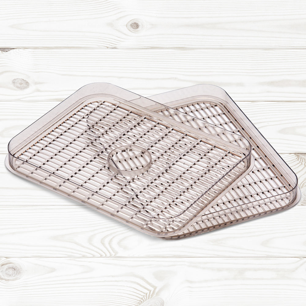 Transparent Food Dehydrator Add On Drying Tray 2 Pack