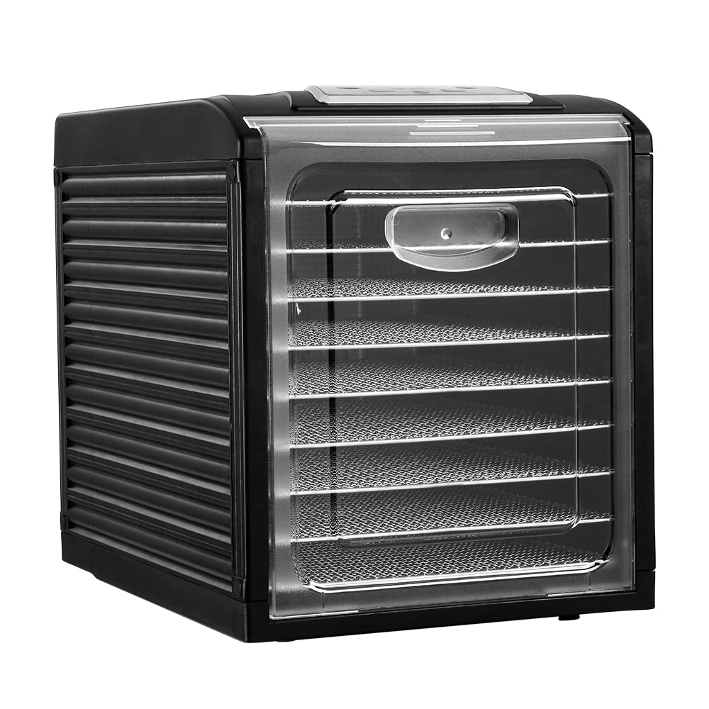 Devanti 9-Tray Food Dehydrator Stainless Steel Black