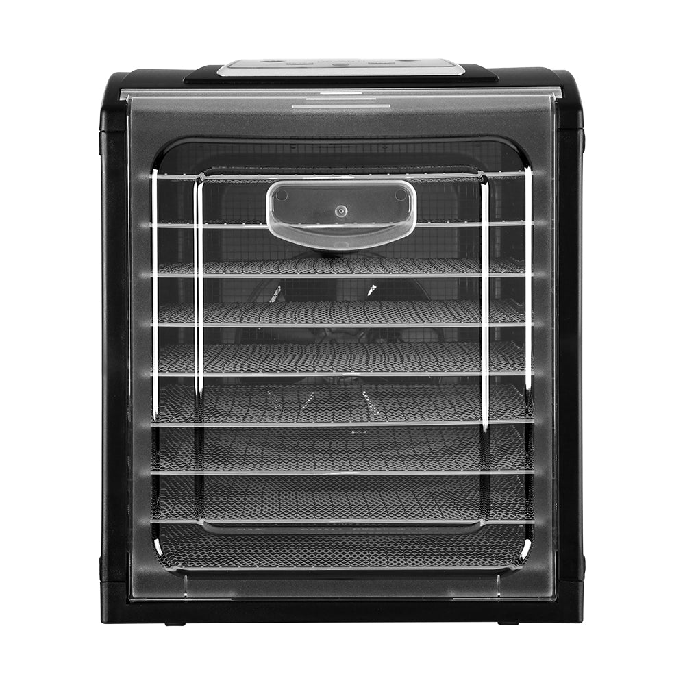 Devanti 9-Tray Food Dehydrator Stainless Steel Black