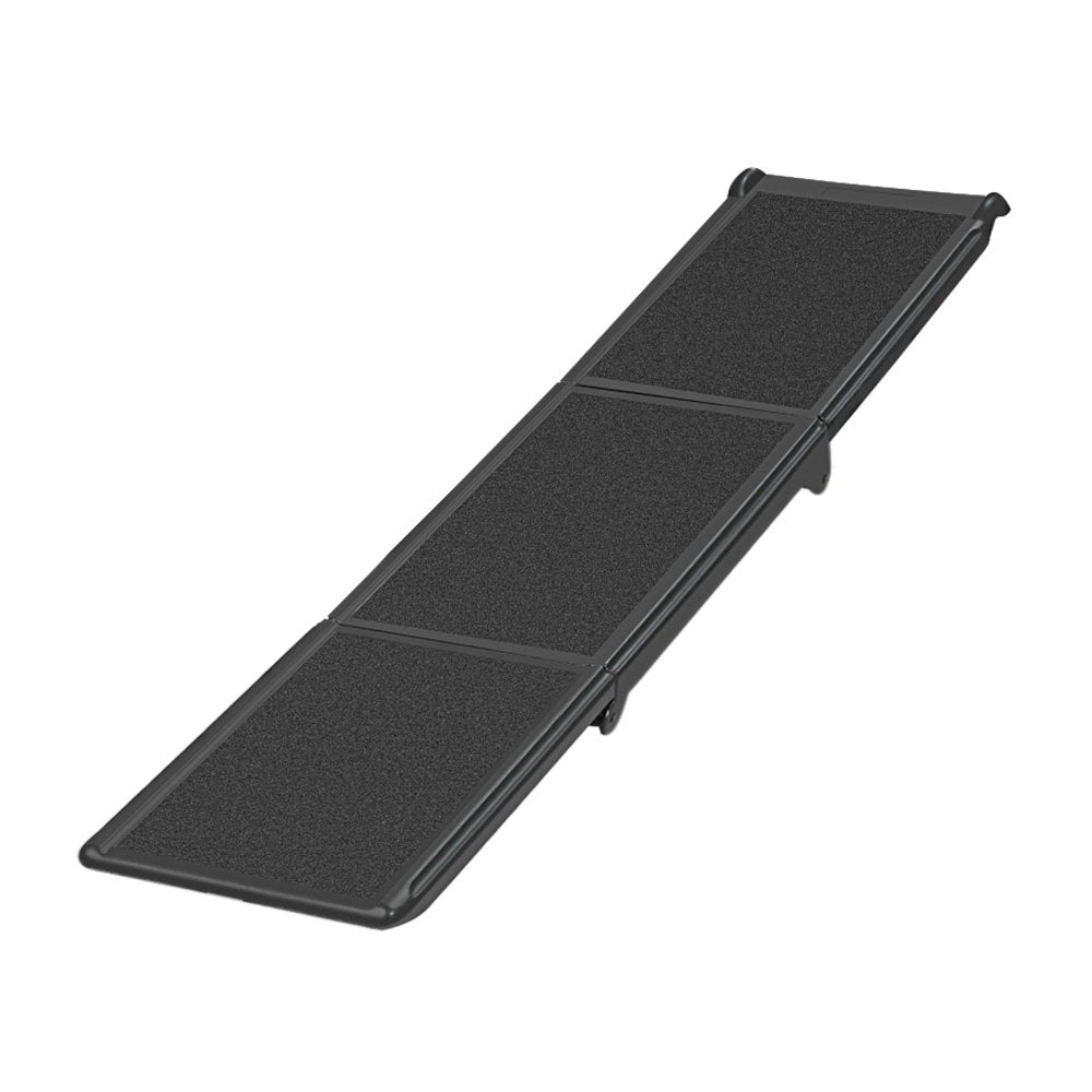 i.Pet Foldable Dog Ramp Adjustable Pet Stairs Black