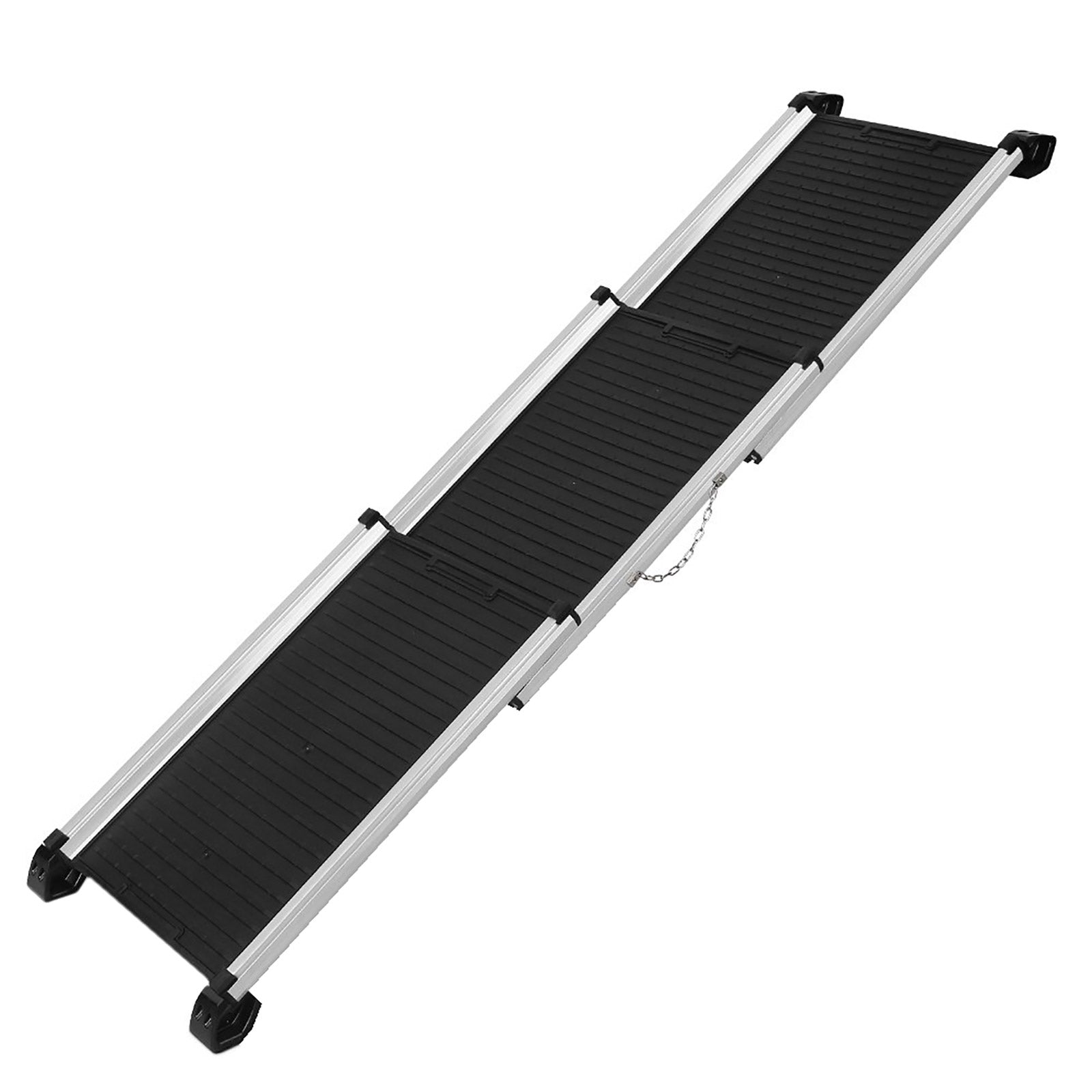 i.Pet Foldable Dog Ramp Adjustable Portable Ladder Black