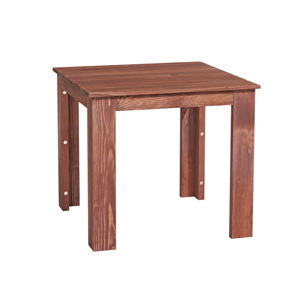 Gardeon Wooden Outdoor Side Table Coffee Desk Brown