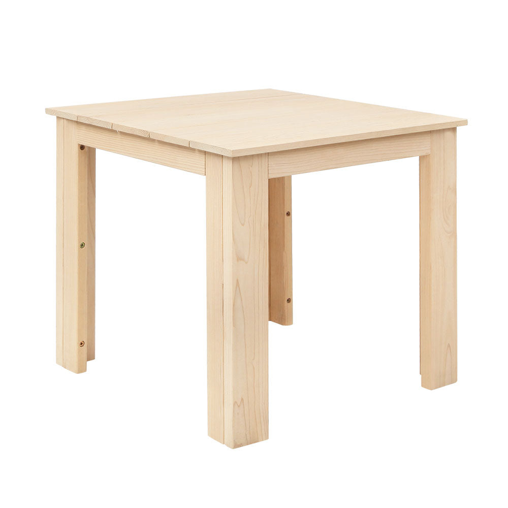 Gardeon Wooden Outdoor Side Table Natural