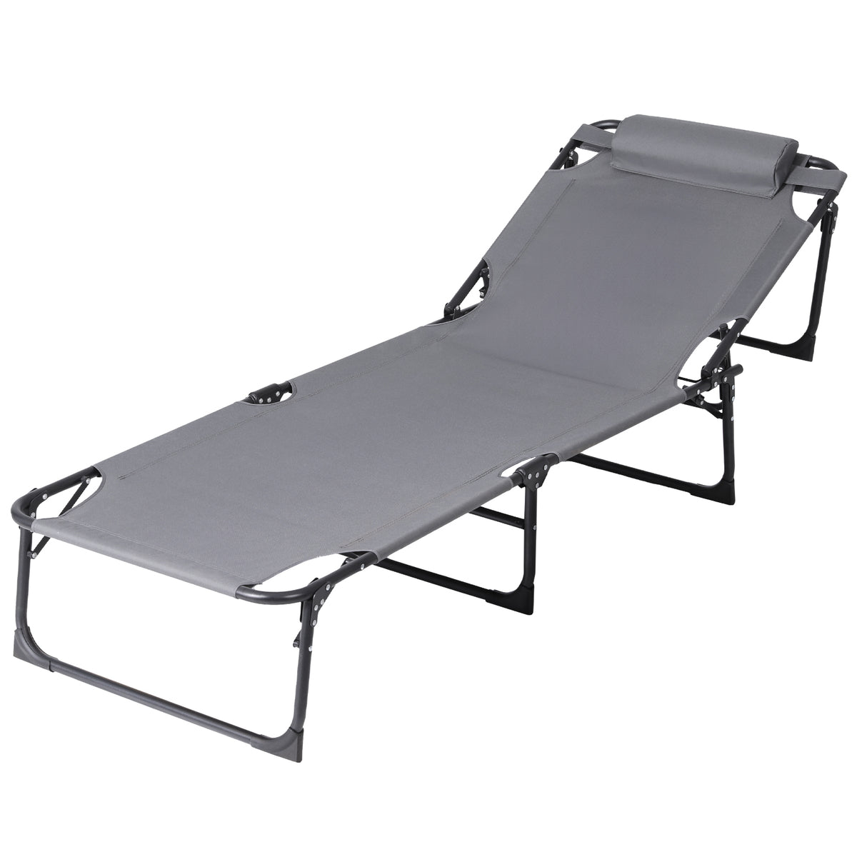 Gardeon Sun Lounger Folding Beach Chair Lounge Cot