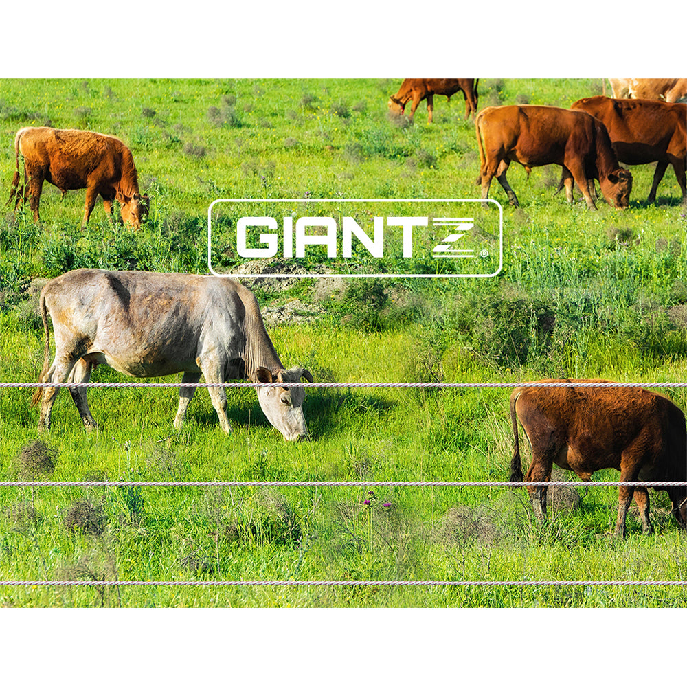 Giantz 2000M Electric Fence Poly Wire Red & White