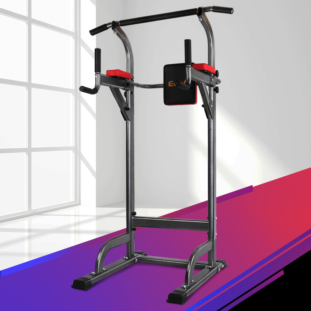 Everfit Weight Bench Chin Up Tower Home Gym 200kg Capacity