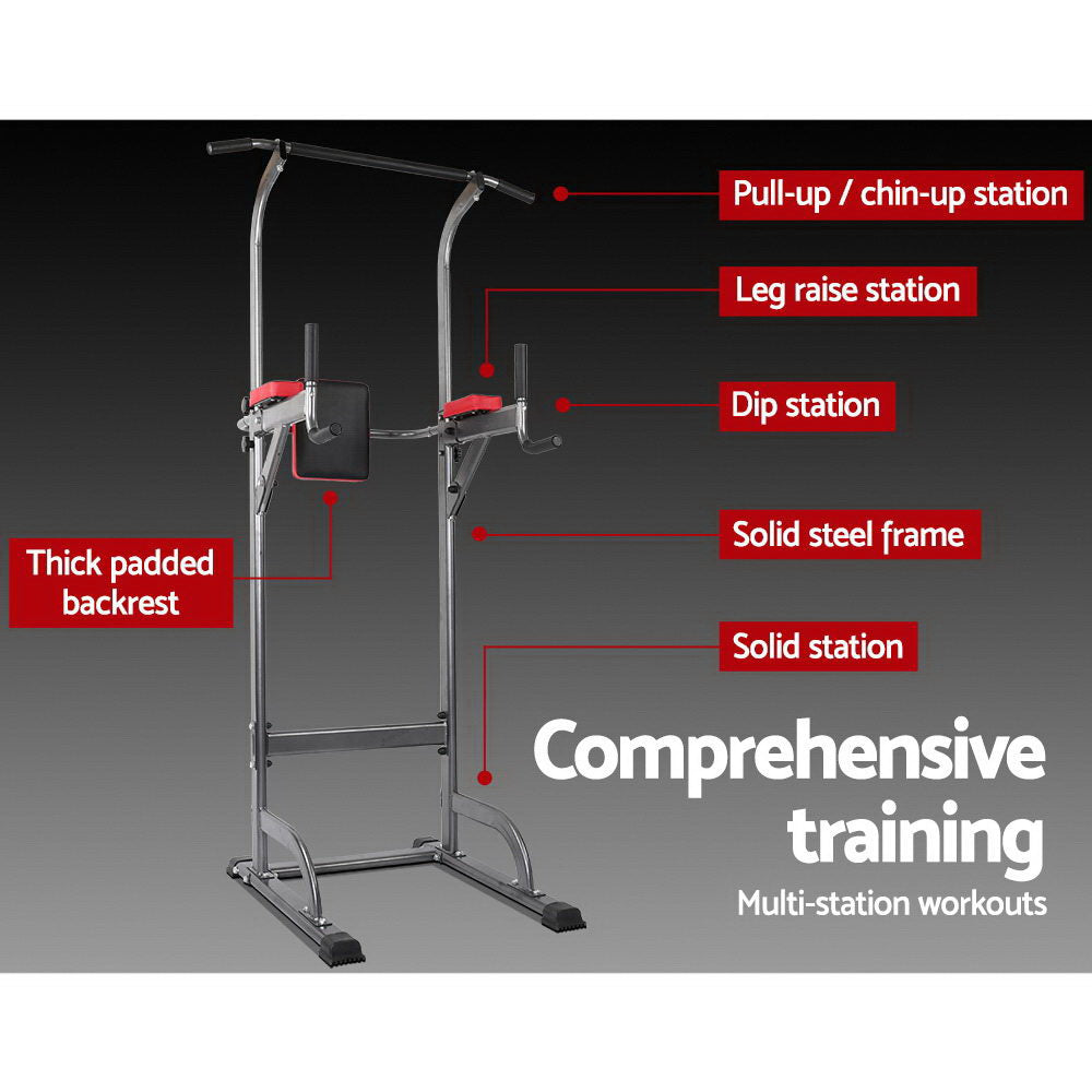 Everfit 200kg Multi-Function Power Tower Home Gym