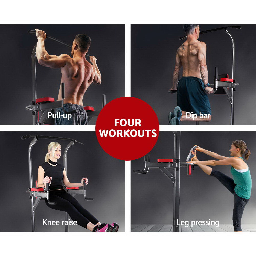 Everfit 200kg Multi-Function Power Tower Home Gym