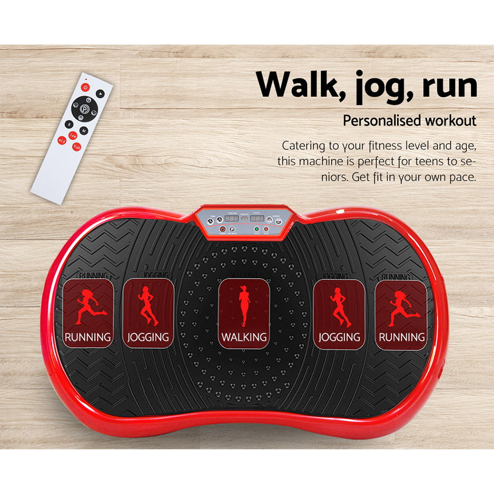 Everfit Home Fitness Vibration Machine Platform Red