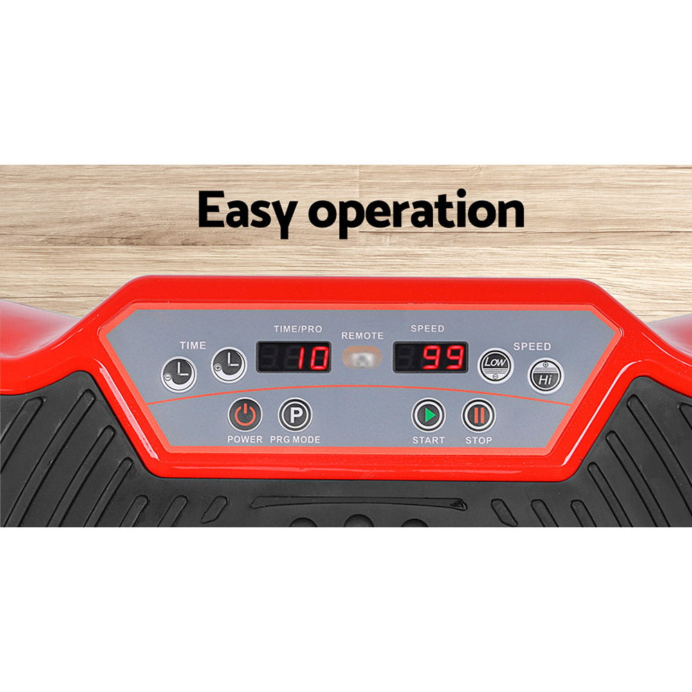Everfit Home Fitness Vibration Machine Platform Red