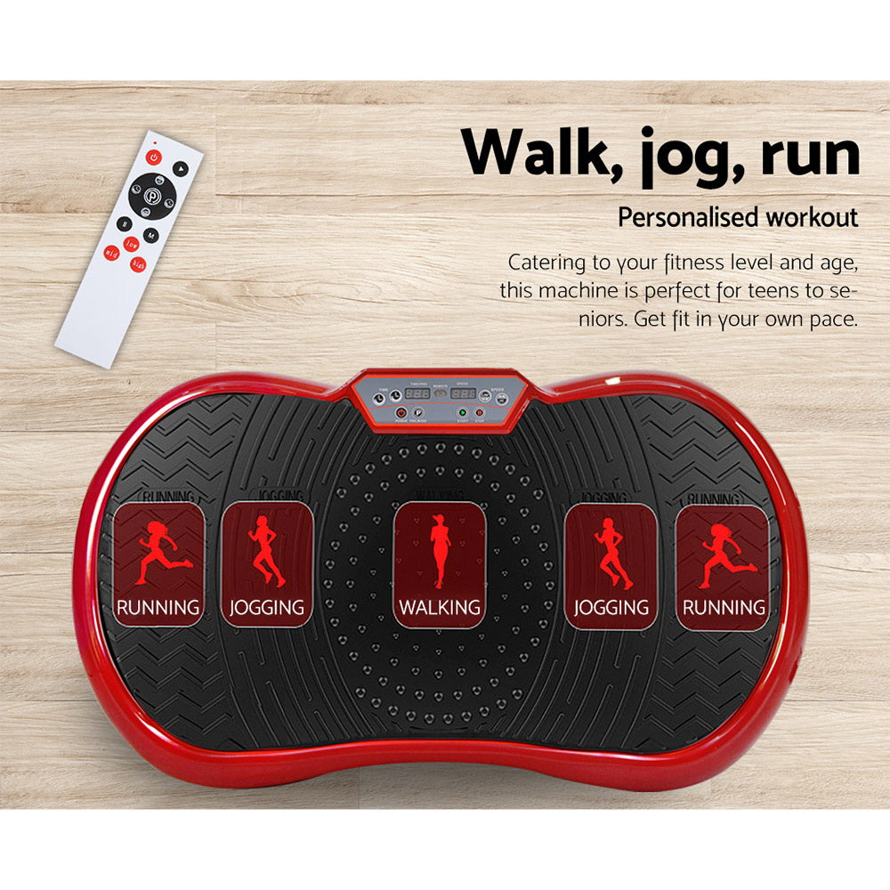 Everfit Vibration Platform 99-Speed Maroon Fitness Machine