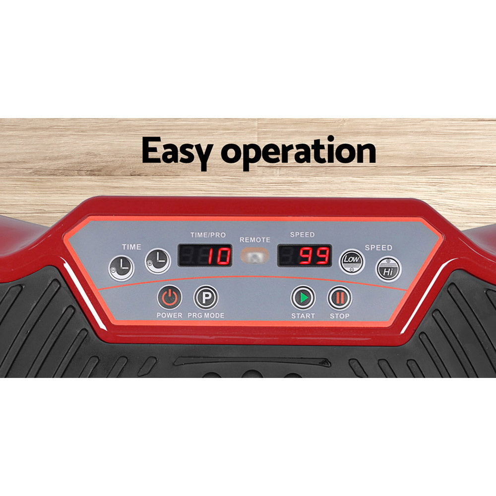 Everfit Vibration Platform 99-Speed Maroon Fitness Machine