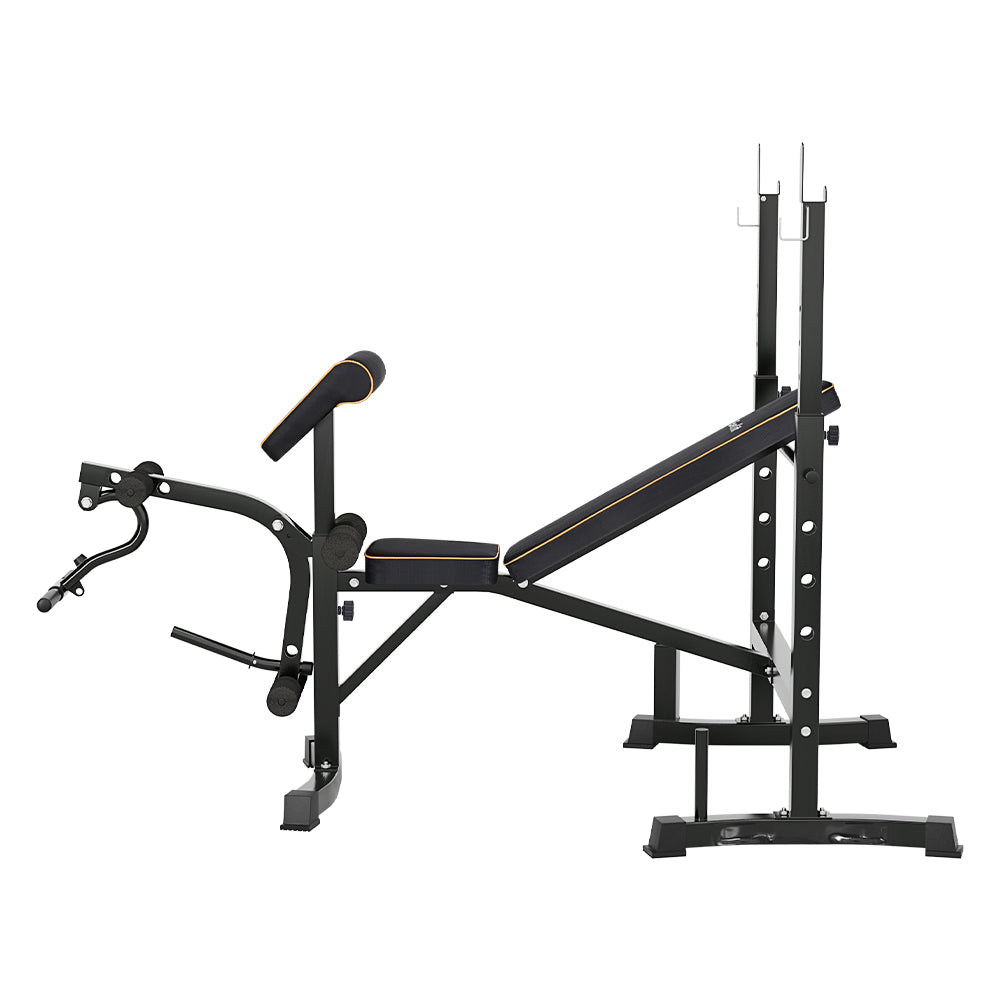 Everfit 10-in-1 Weight Bench Home Gym Station 330kg Black
