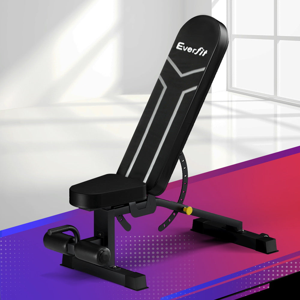 Everfit Adjustable FID Weight Bench Home Gym 450kg Capacity