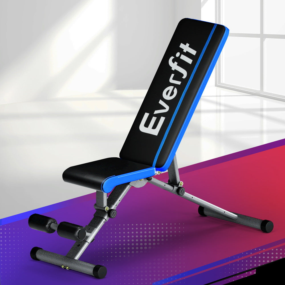 Everfit Adjustable FID Weight Bench 330kg Capacity Home Gym