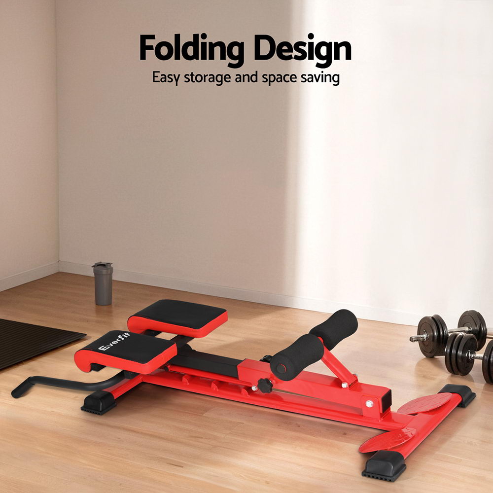 Everfit Adjustable Roman Chair Weight Bench 10-in-1 Home Gym 200kg