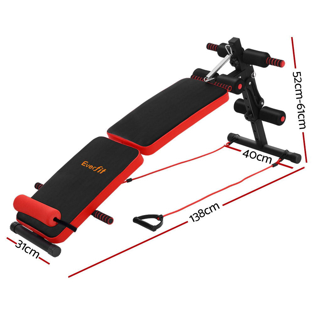 Everfit Foldable Sit-Up Bench Press Home Gym Equipment
