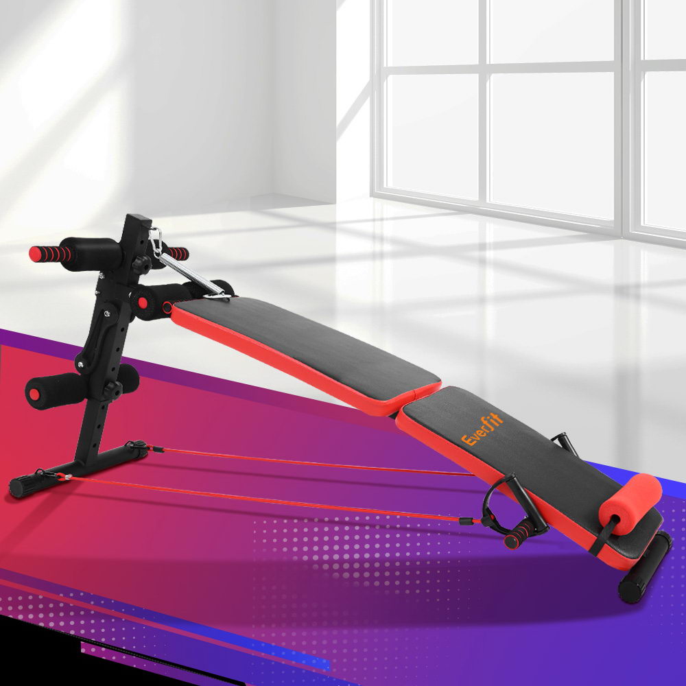Everfit Foldable Sit-Up Weight Bench Home Gym