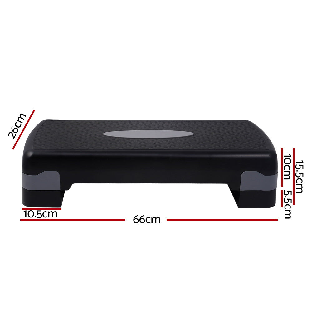 Everfit Adjustable Aerobic Stepper Anti-Slip Fitness Bench Riser