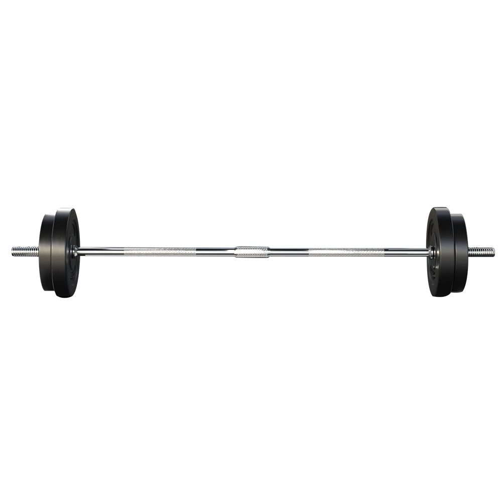 Everfit 38kg Barbell Set with Weight Plates and 168cm Lifting Bar
